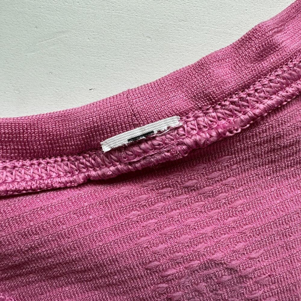 Lululemon Light Pink Round Neck Long Line Racerback Tank Top 6 - Picture 7 of 9
